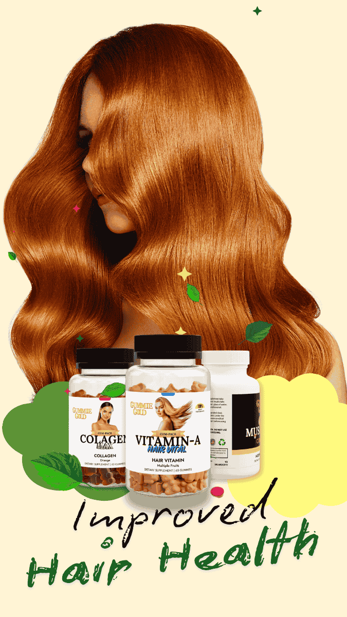 Improved Hair health gummies and supplements _ hair growth supplements and gummies _ gummieogld.com - Hair gummies and supplements