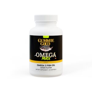 GummieGold OmegaMax - Omega 3 Fish Oil Softgel Supplement