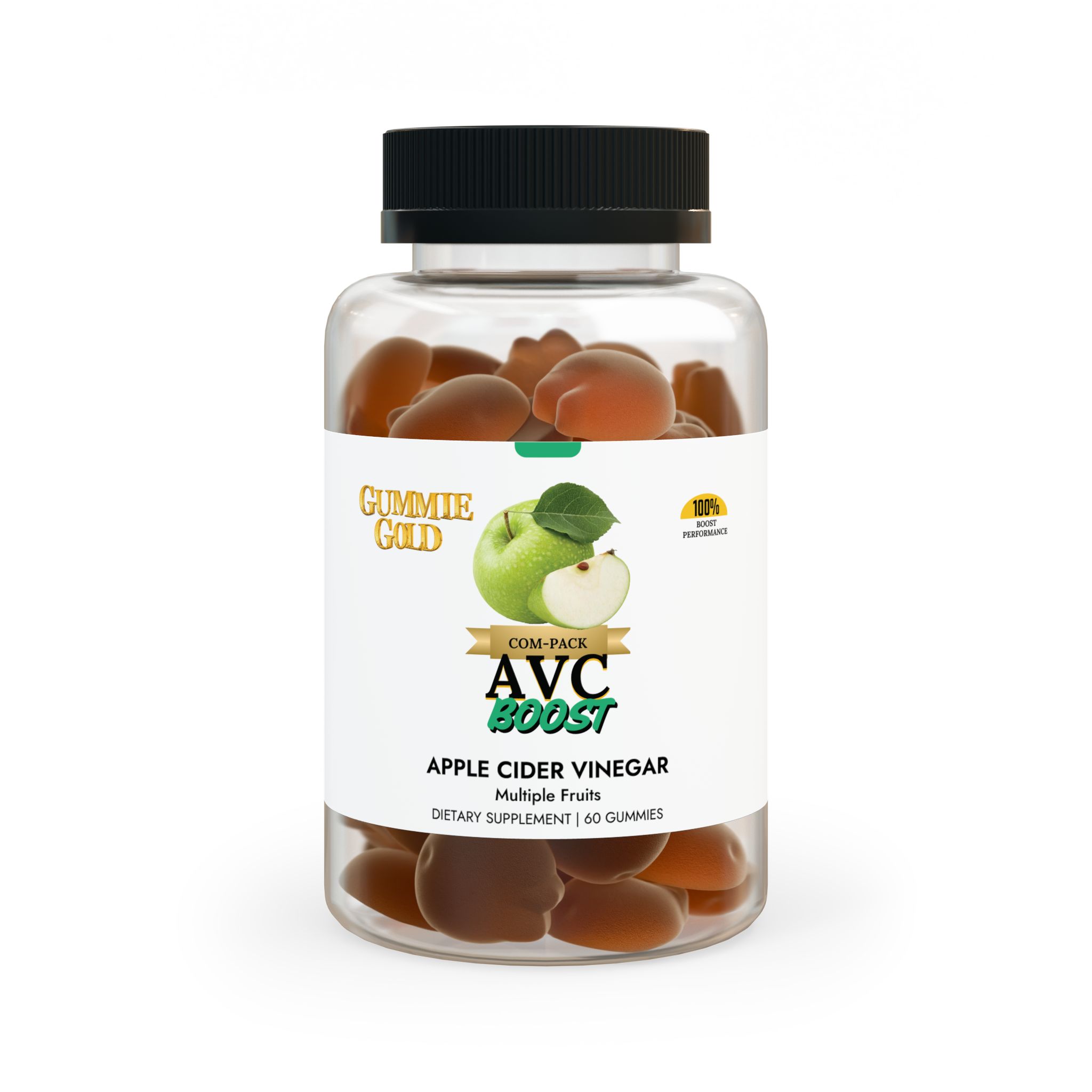 GummieGold AVC Boost - Apple Cider Vinegar Gummies