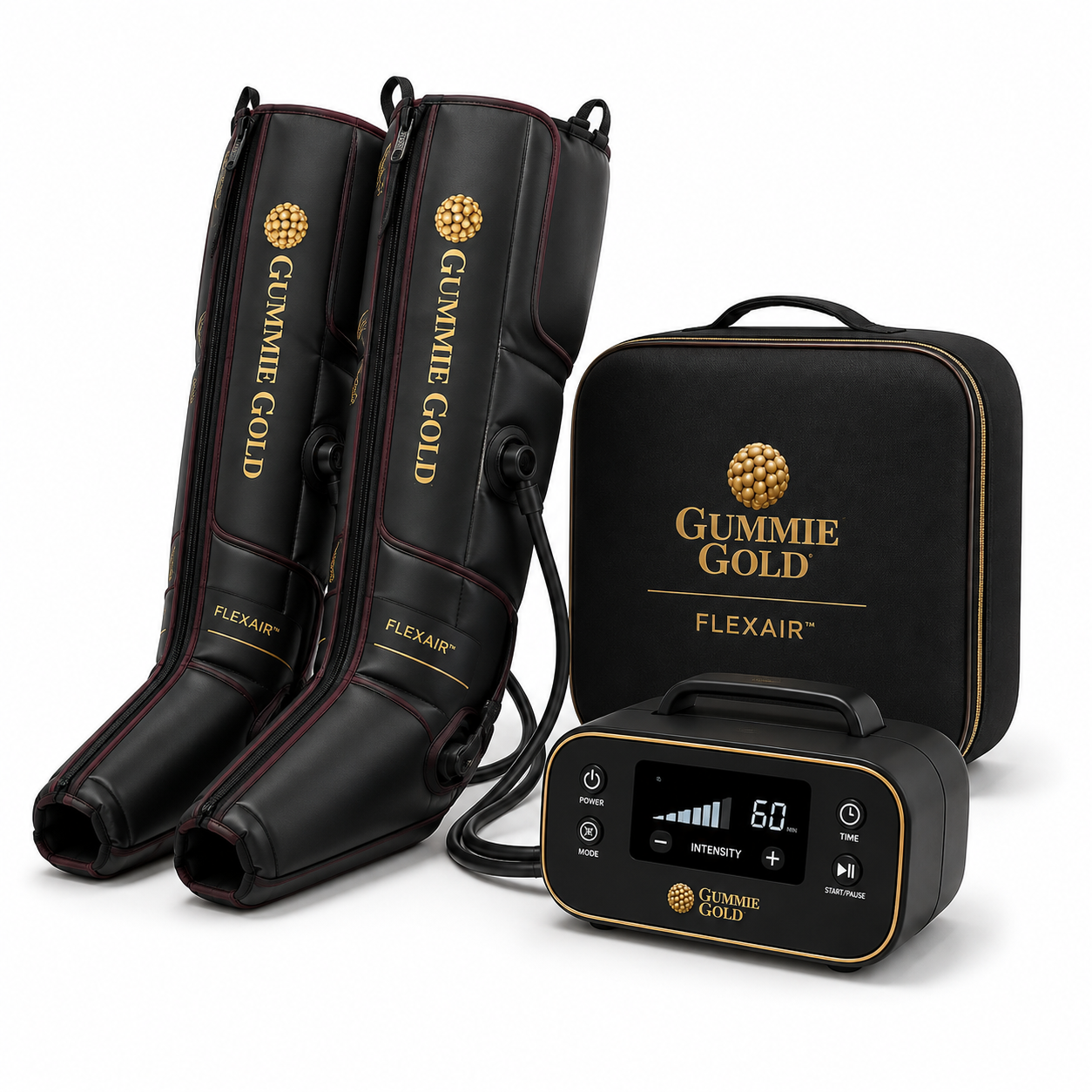 GummieGold FlexAir™ Premium Air Compression Recovery Boots