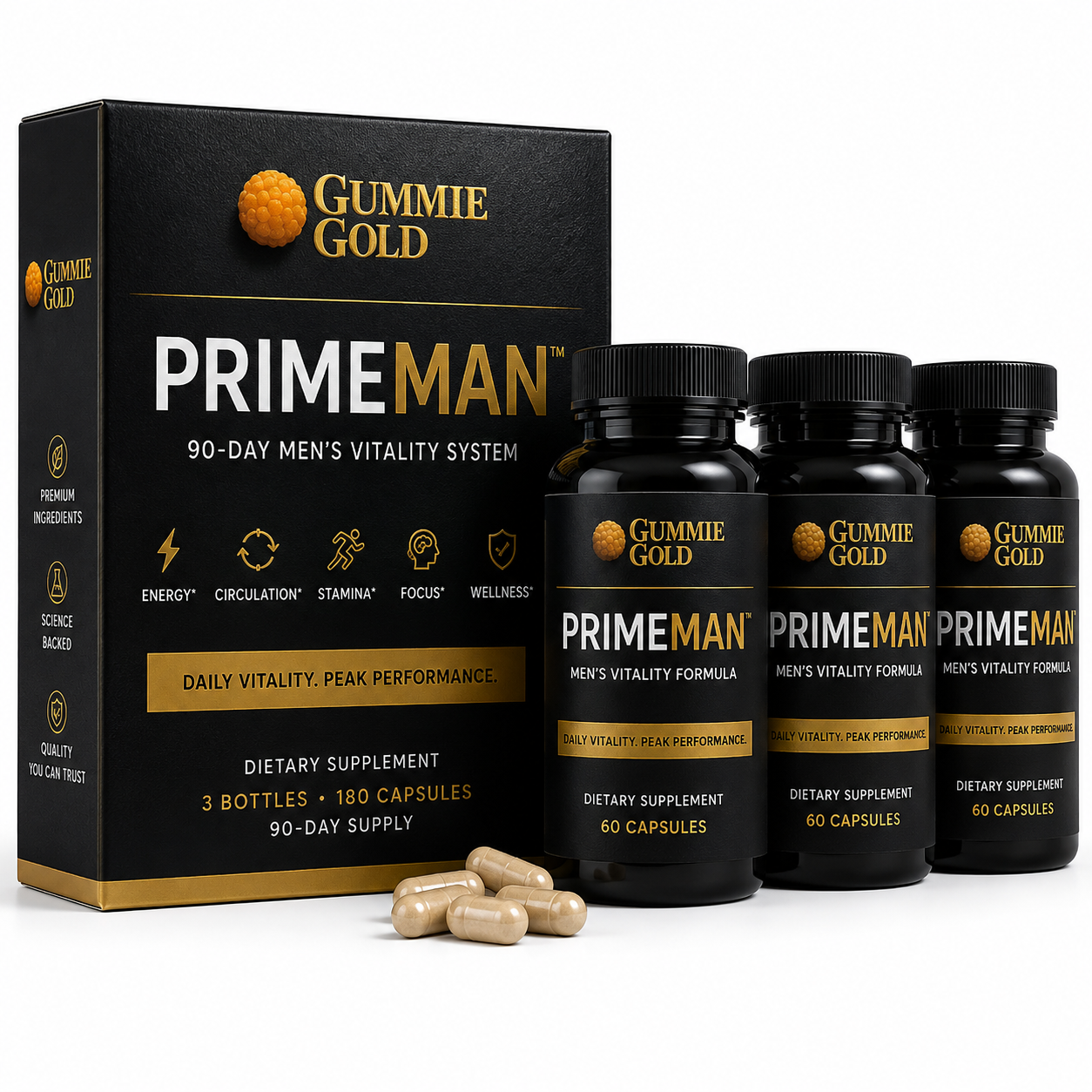 PrimeMan™ 90-Day Men’s Vitality System