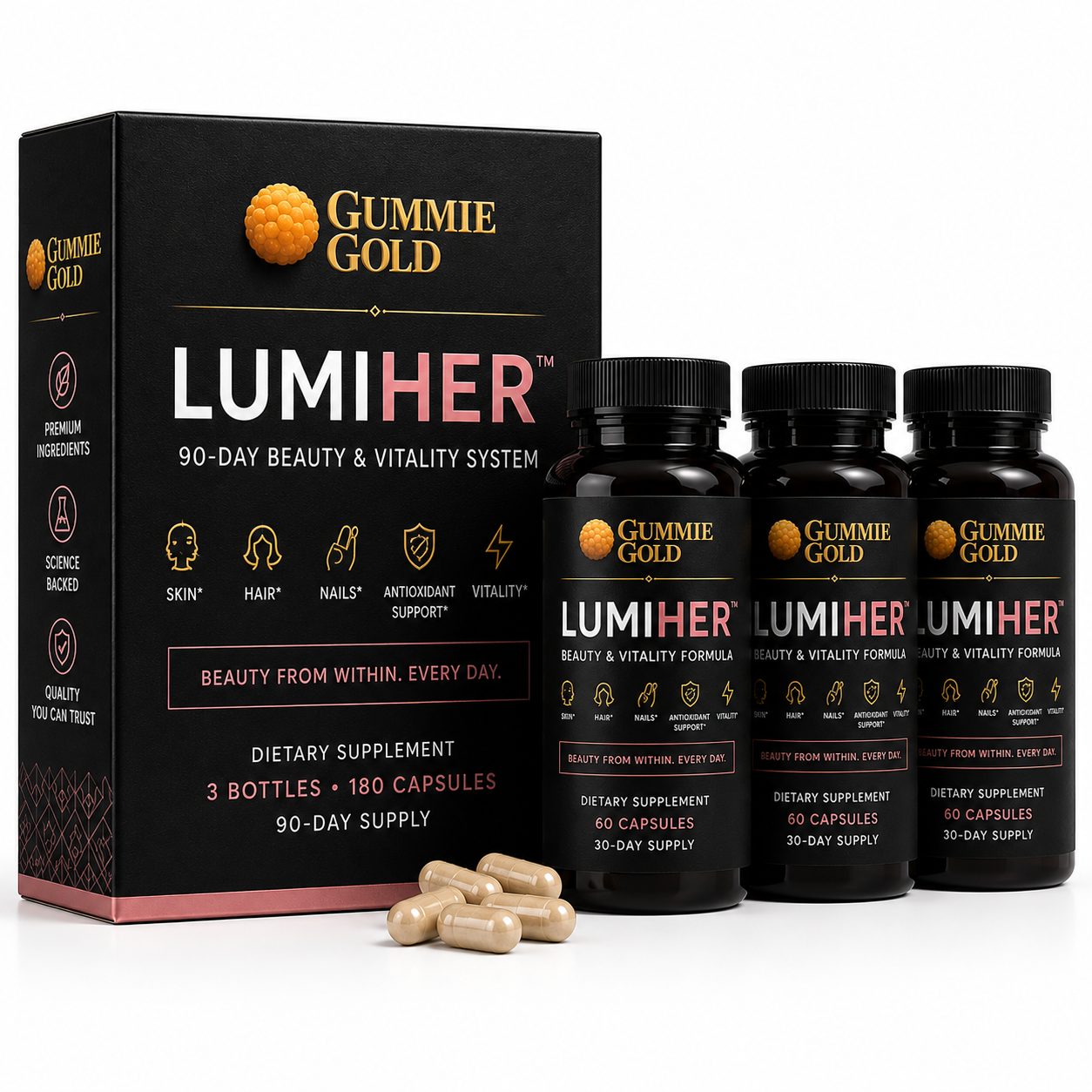 LumiHer™ 90-Day Beauty & Vitality System