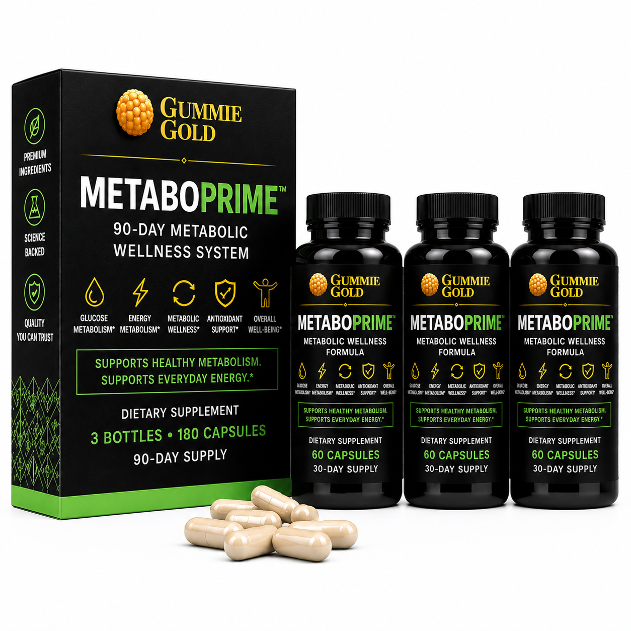 MetaboPrime™ 90-Day Metabolic Wellness System