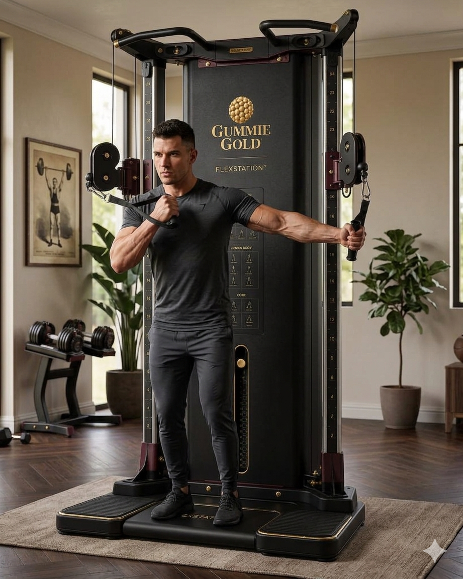 GummieGold FlexStation™ Premium Home Resistance Training System - Image 2